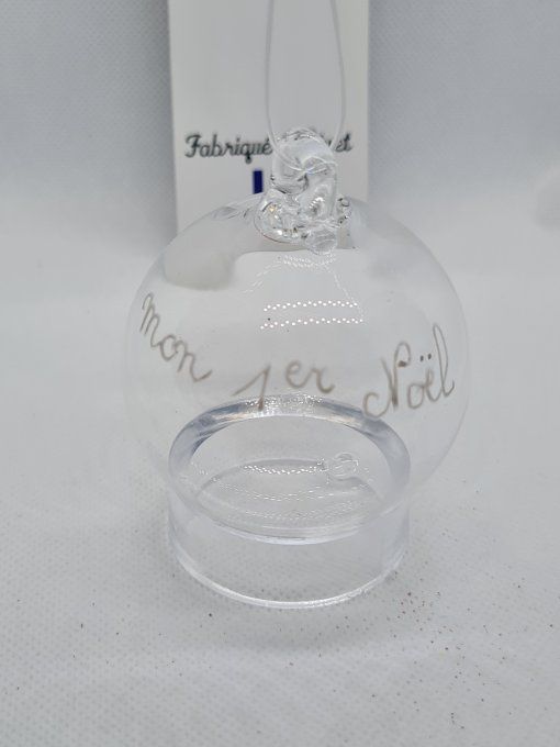 Boule personnalisable transparente