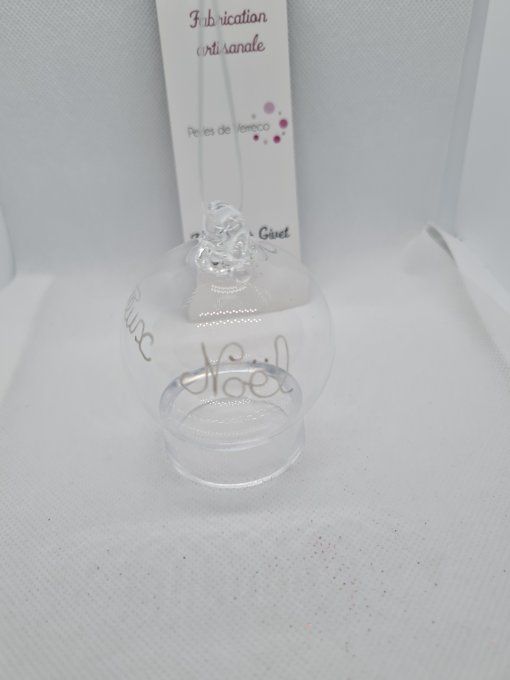 Boule personnalisable transparente