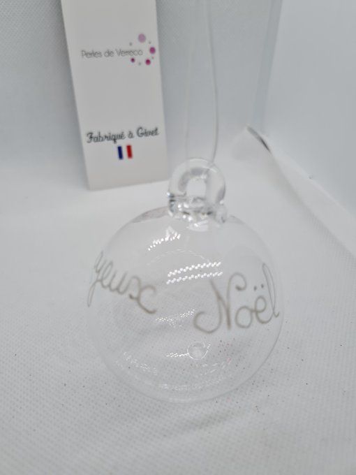 Boule personnalisable transparente