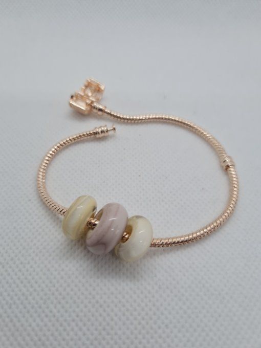Bracelet charm Rose