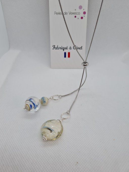 Grand collier coulissant 