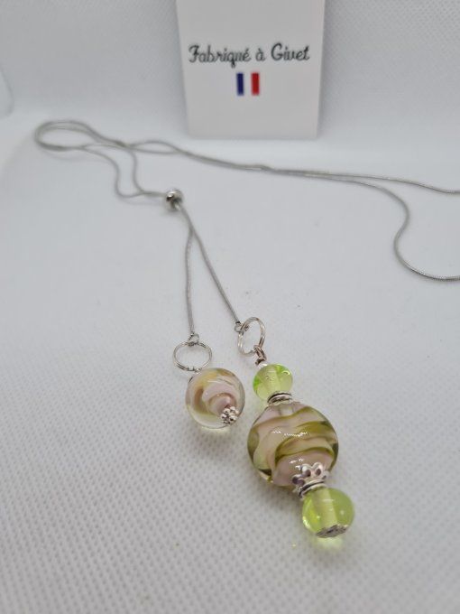 Grand collier coulissant 