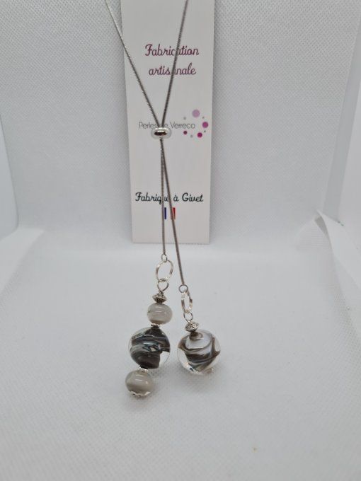 Grand collier coulissant 