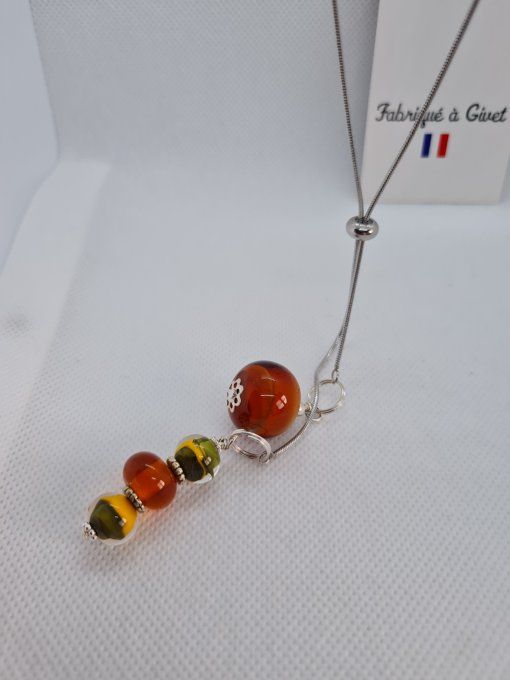 Grand collier coulissant  