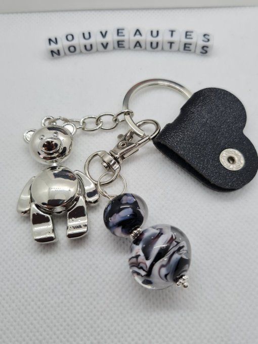 Porte-clés ourson articulé