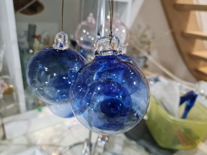 Boules de Noël soufflées 