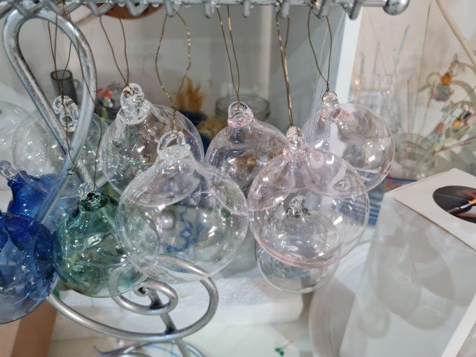 Boule personnalisable bleue 