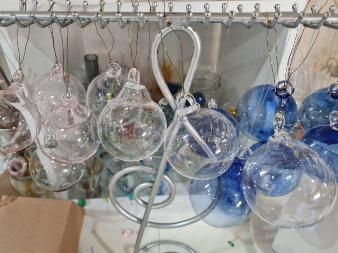 Boule personnalisable bleue 