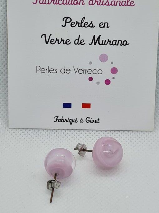 Puces d oreilles  rose