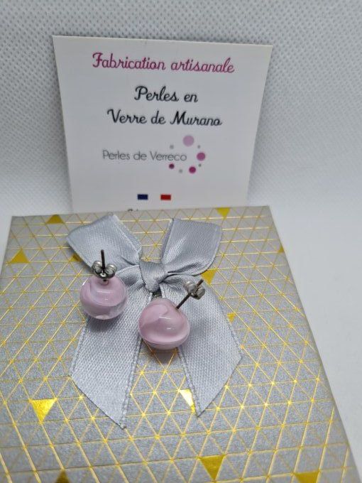 Puces d oreilles  rose 