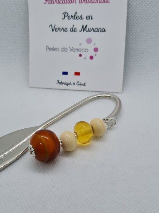 Marque pages feuille